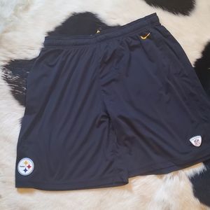 Nike dri fit steelers shorts